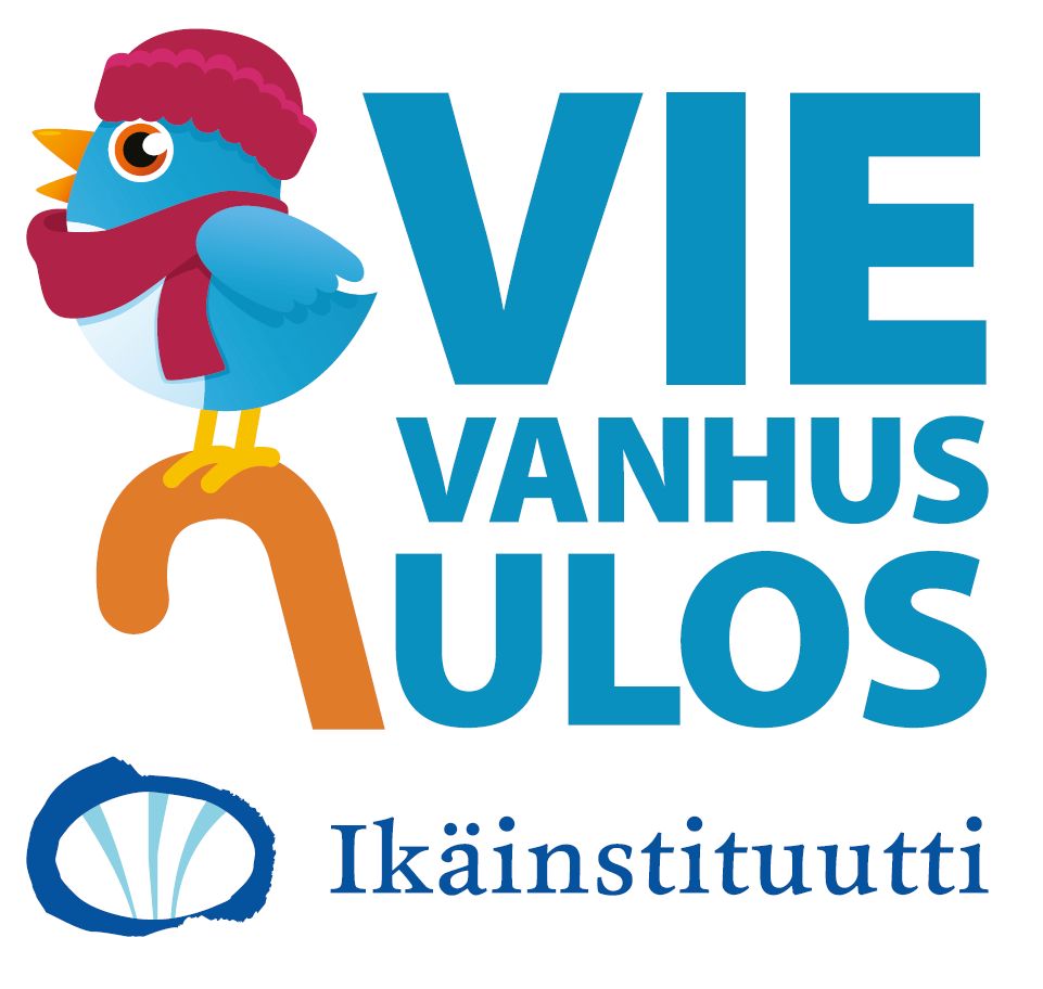 Vie vanhus ulos -logo