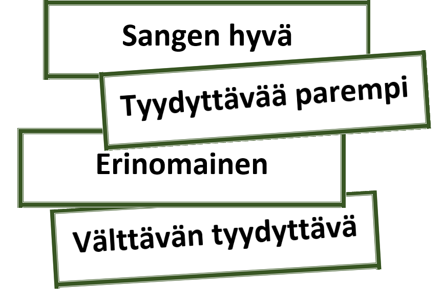 arviointisanoja.