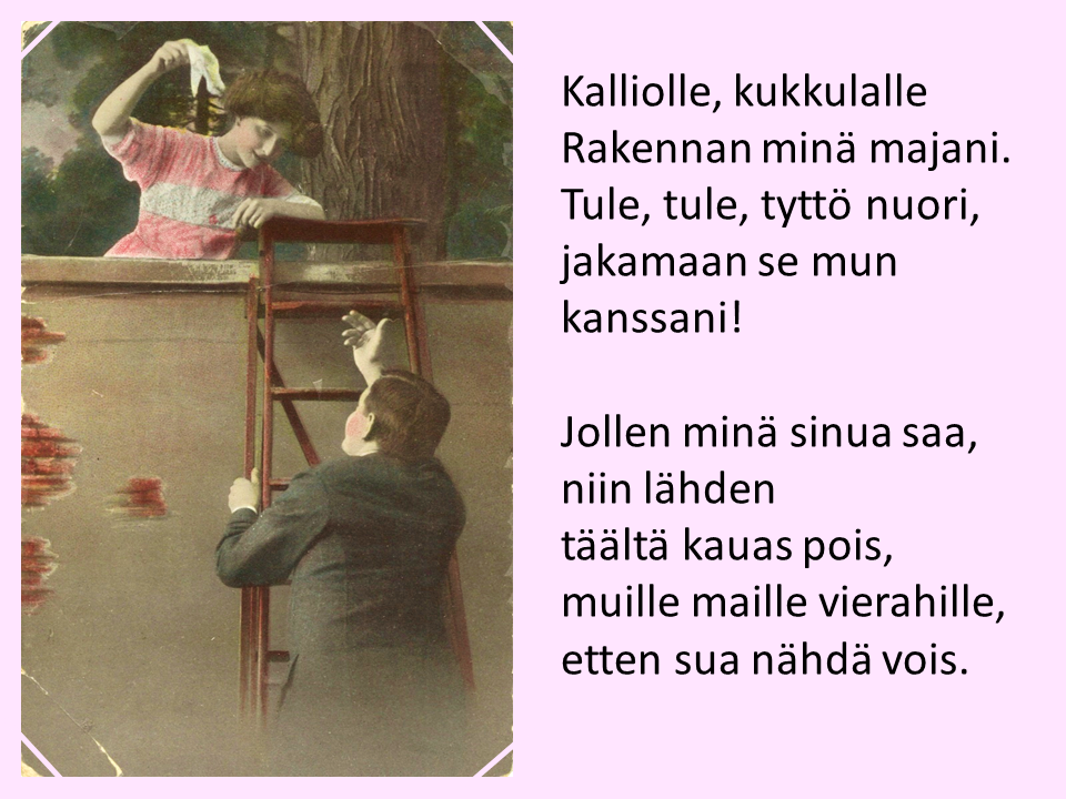 nainen ja mies.