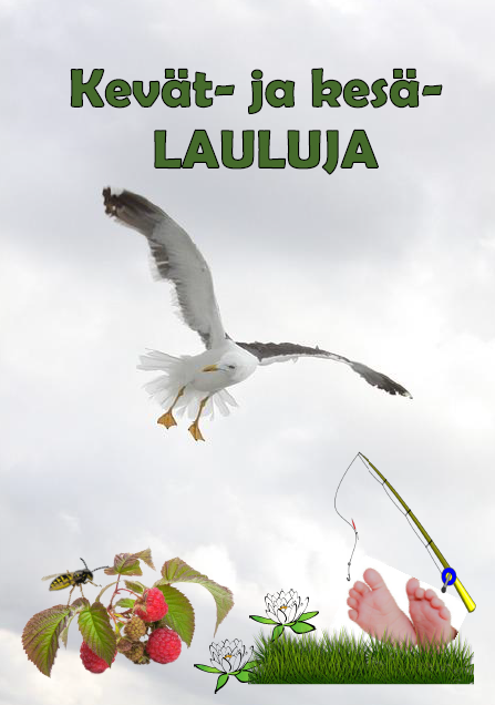Kevät- ja kesälauluja, vihkon kansi