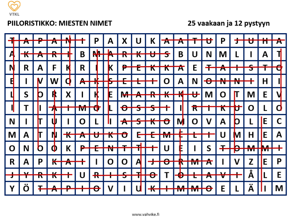 piiloristikko