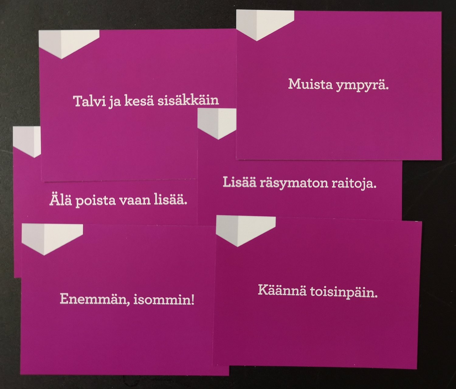 Sattumapakan kortteja