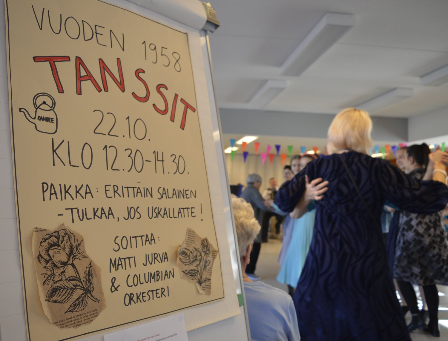 50-luvun tanssit larppaamalla ja sen mainos.