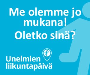 Unelmien liikuntapäivän mainos